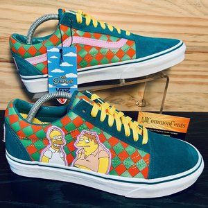 The simpsons x vans moe's old skool shoes Clearance
